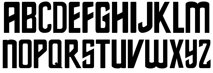 Star-Series Font LOWERCASE