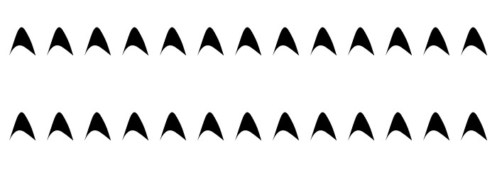 Star-Signs Font LOWERCASE