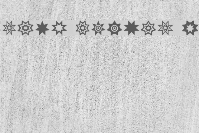 Star Things 2 Schriftart examples