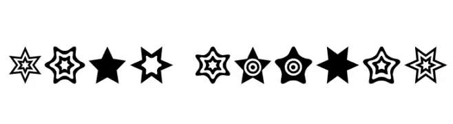 Star Things  les polices de caractères gratuit tlcharger