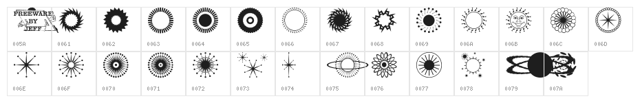 Star Time 4: Remnants JL Character Map