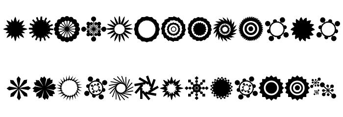 Star Time Three JL Font LOWERCASE