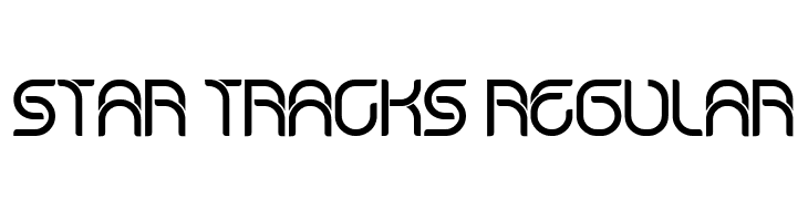 Star Tracks Regular  Frei Schriftart Herunterladen