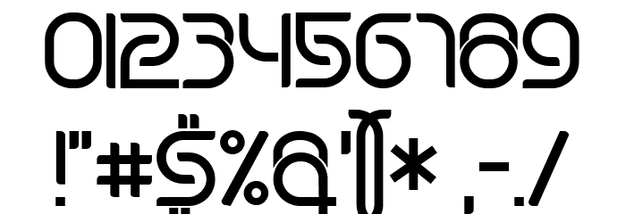 Star Tracks Regular Font OTHER CHARS