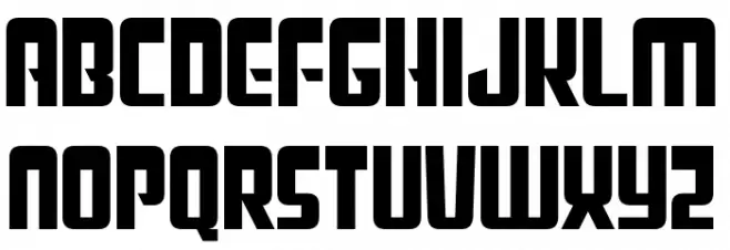 Star Trebek Schriftart Groß