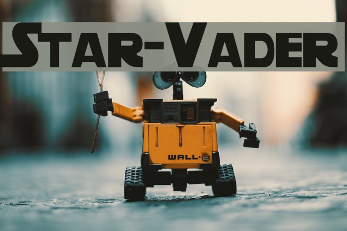 Star-Vader Font examples