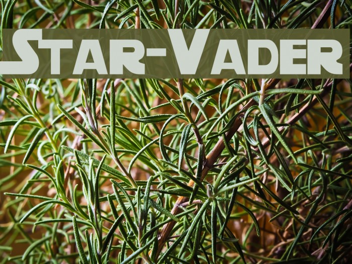 Star-Vader Font examples