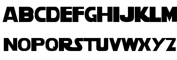 Star-Vader Font LOWERCASE