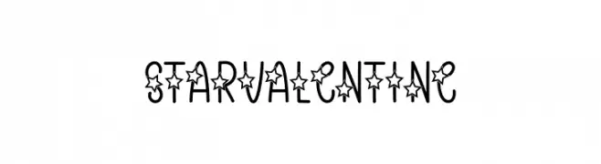 Star Valentine  baixar fontes gratis