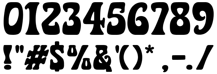 Star Vintage Font OTHER CHARS