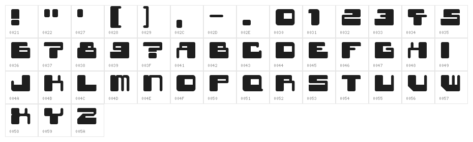 Star Waves Black Character Map