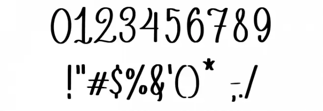 Star Whisper Demo Version Font OTHER CHARS