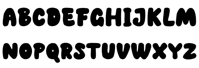 Star Work Font LOWERCASE