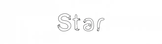 Star  フリーフォントのダウンロード