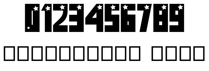 StarBold Font OTHER CHARS
