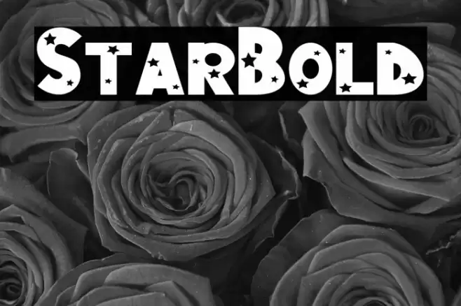 StarBold Font examples