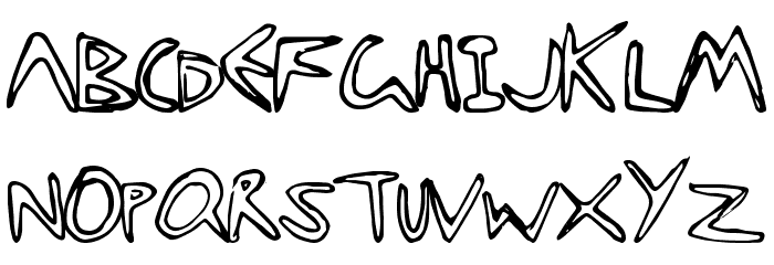 StarFishy Font LOWERCASE