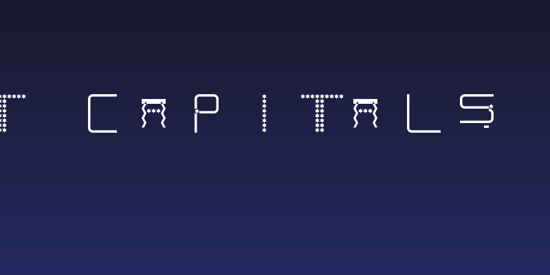 StarFont Capitals Regular Social Header
