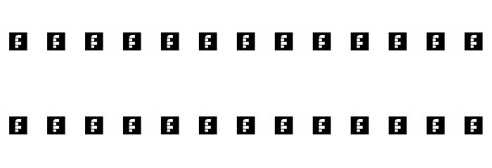 StarFont Capitals Regular Font LOWERCASE