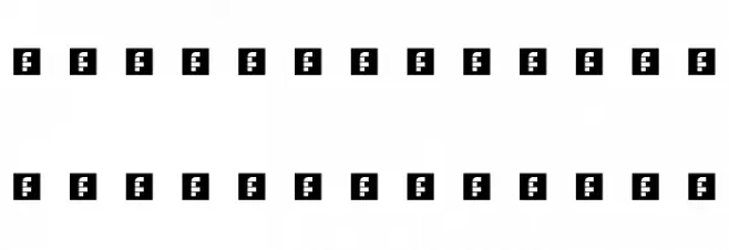 StarFont Capitals Regular फ़ॉन्ट लोअरकेस