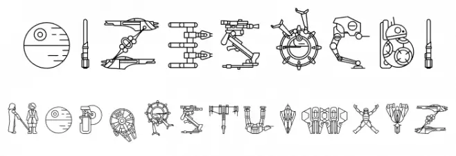 StarForceNesia Regular Font OTHER CHARS