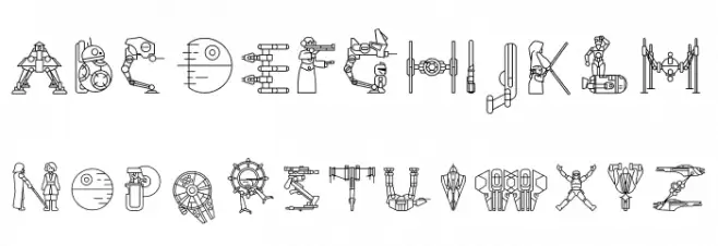 StarForceNesia Regular Fonte MAIÚSCULAS