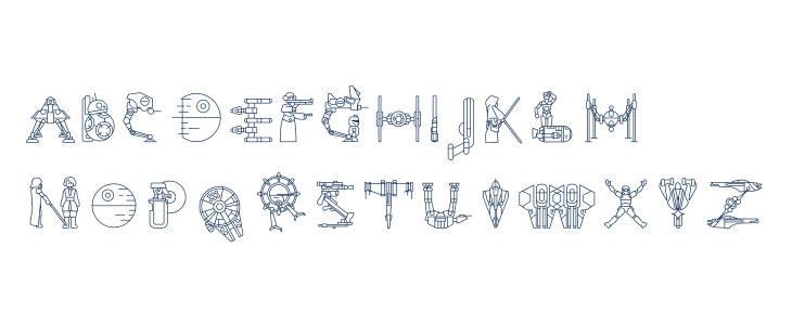 StarForceNesia Regular Lowercase