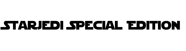 StarJedi Special Edition Schriftart