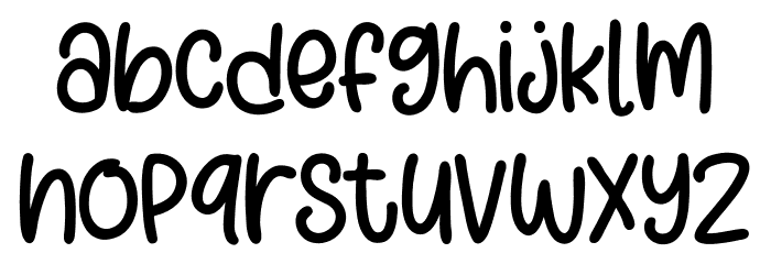 StarRantam Font LOWERCASE