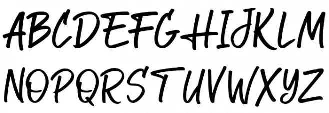 StarTrack Schriftart Groß