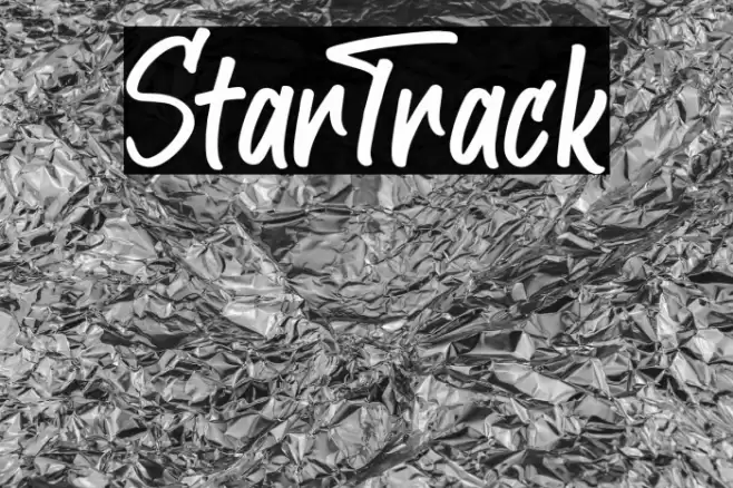 StarTrack Font examples