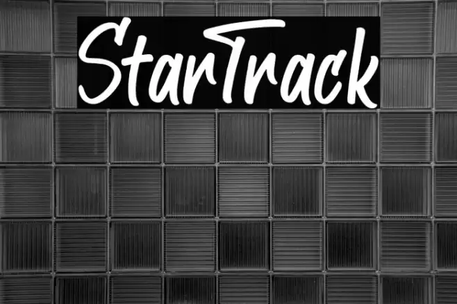 StarTrack Font examples