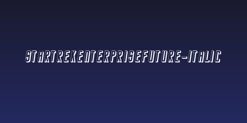 StarTrekEnterpriseFuture-Italic Social Header