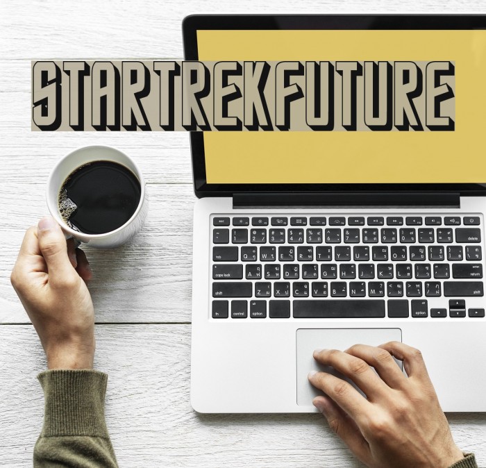 StarTrekFuture Font examples