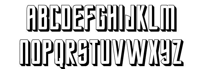 StarTrekFuture Font LOWERCASE