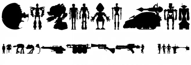 StarWars  Kit Font OTHER CHARS