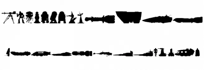 StarWars Kit Caratteri MINUSCOLO