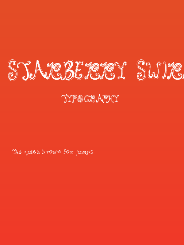 Starberry Swirl Delight Poster