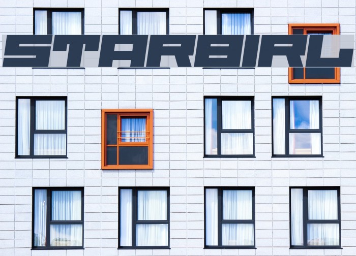 Starbirl Font examples