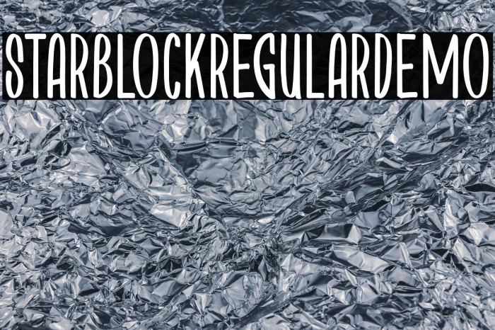 StarblockRegularDemo Example 1