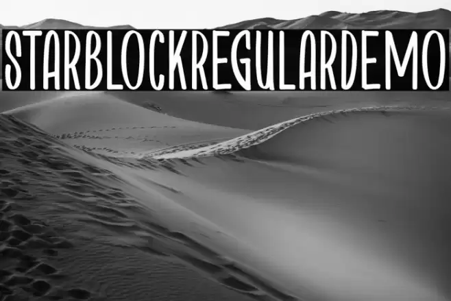 StarblockRegularDemo خط examples