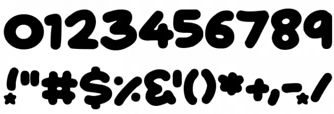 Starborn Font OTHER CHARS