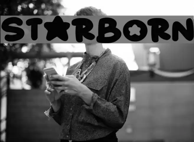 Starborn Font examples