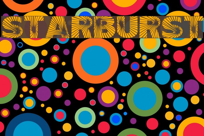 Starburst Font examples