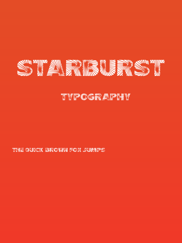 Starburst Poster