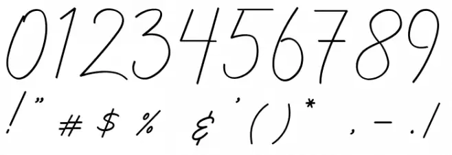 Starcity Script Font OTHER CHARS