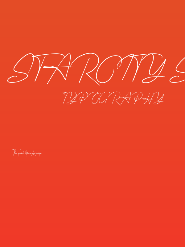 Starcity Script Poster