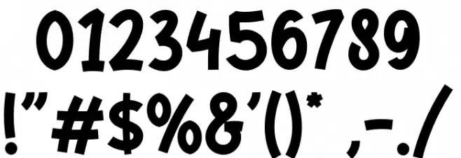 Starco Font OTHER CHARS