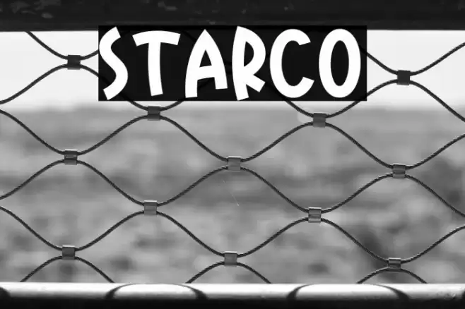 Starco Font examples