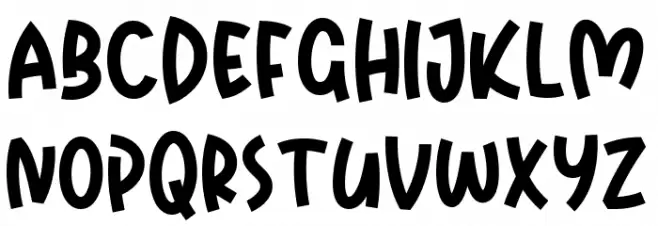 Starco Schriftart Kleinbuchstaben
